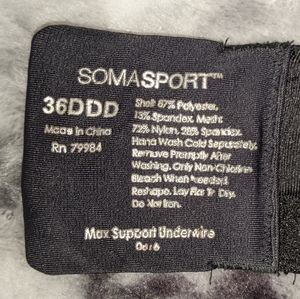 Soma Sport Max Support Underwire